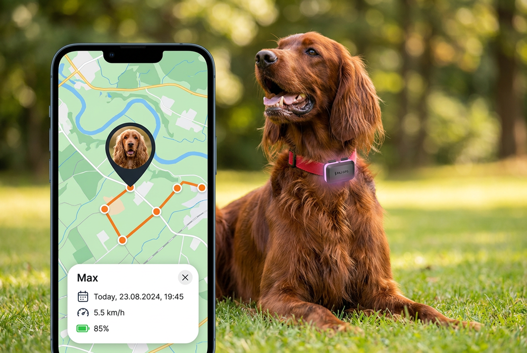 Voyagez sereinement avec votre chien grâce au traceur GPS PAJ PET Finder 4G Mini