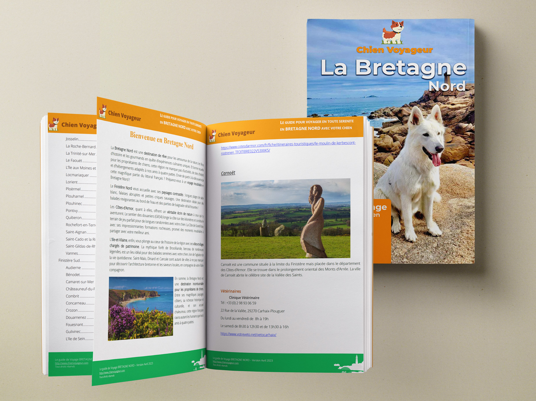 Guide de voyage canin