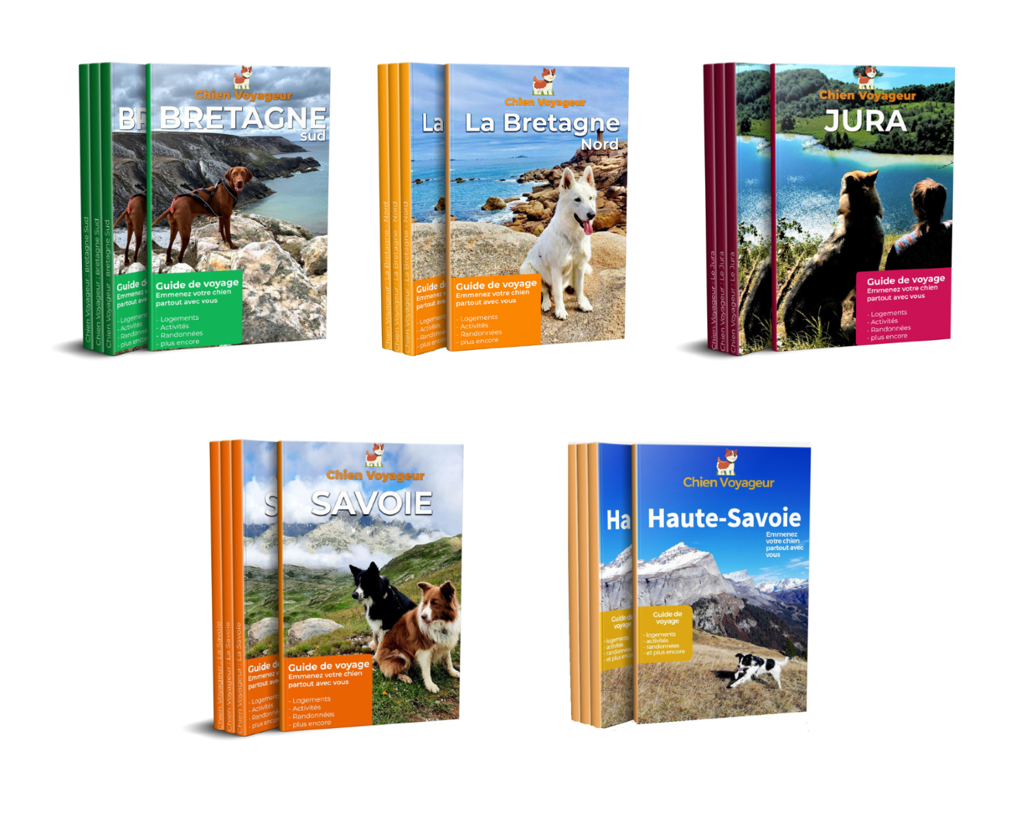 guides de voyage avec son chien